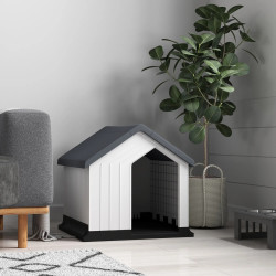 Домик для собак PawHut D02-195V00GY (Grey/White) Thumb