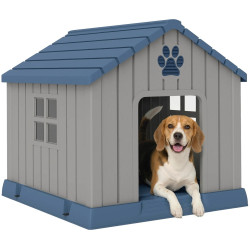 Домик для собак PawHut D02-247V00GY (Grey/Blue) Thumb
