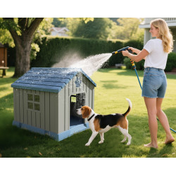 Домик для собак PawHut D02-247V00GY (Grey/Blue) Thumb