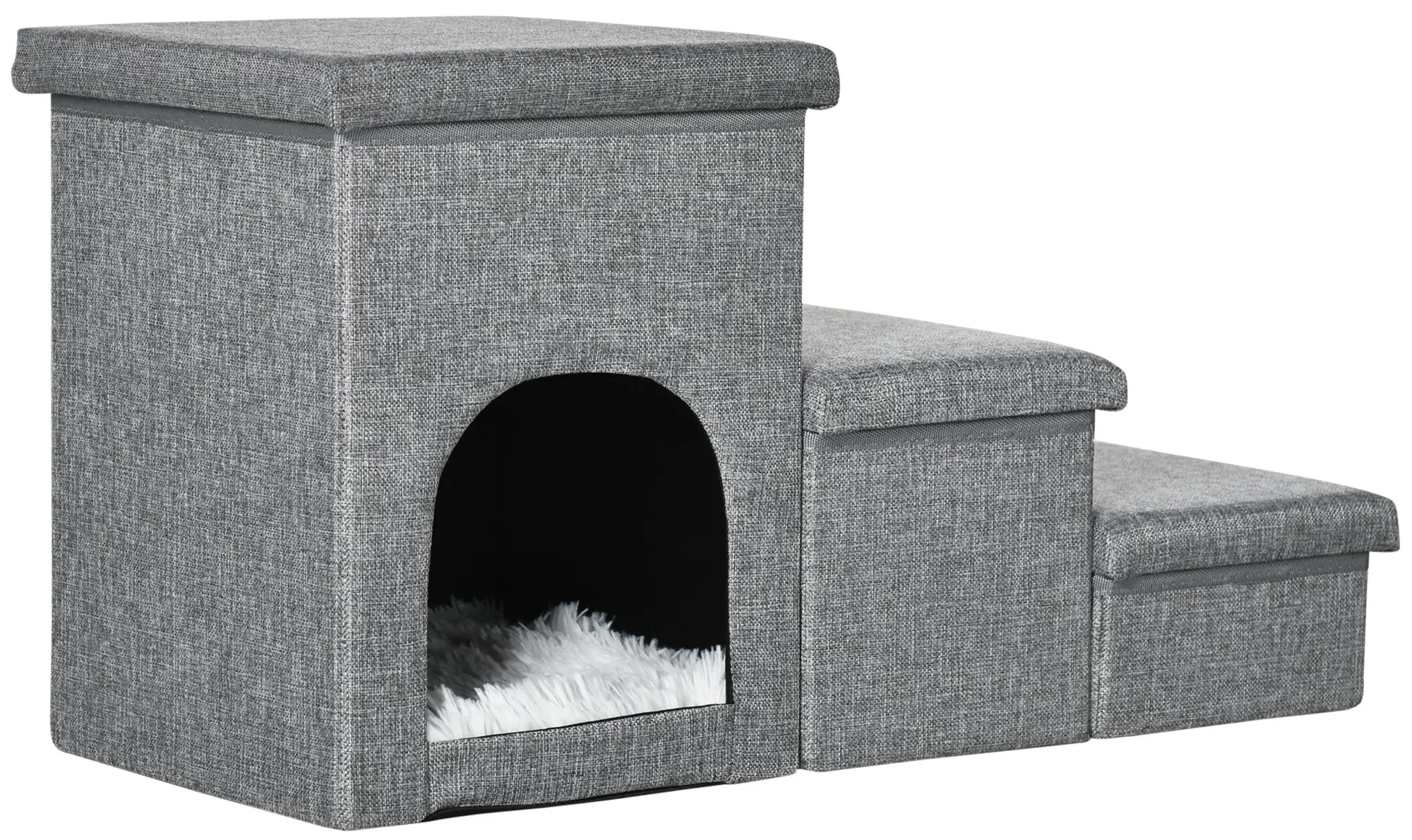 Домик-лестница для животных PawHut D06-172V00LG (Light Grey)