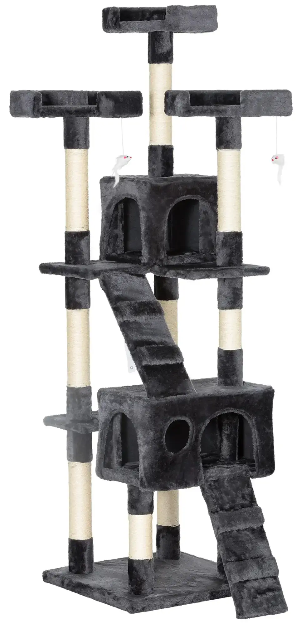 Ansamblu de joaca pentru pisici PawHut D30-050GY (Grey) - 3