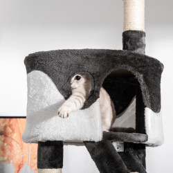 Игровой комплекс для кошек PawHut D30-093WT (Dark Grey/White) Thumb