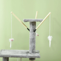 Игровой комплекс для кошек PawHut D30-166V00GY (Grey) Thumb