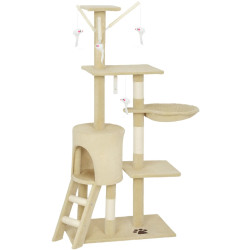 Игровой комплекс для кошек PawHut D30-166V01BG (Beige) Thumb