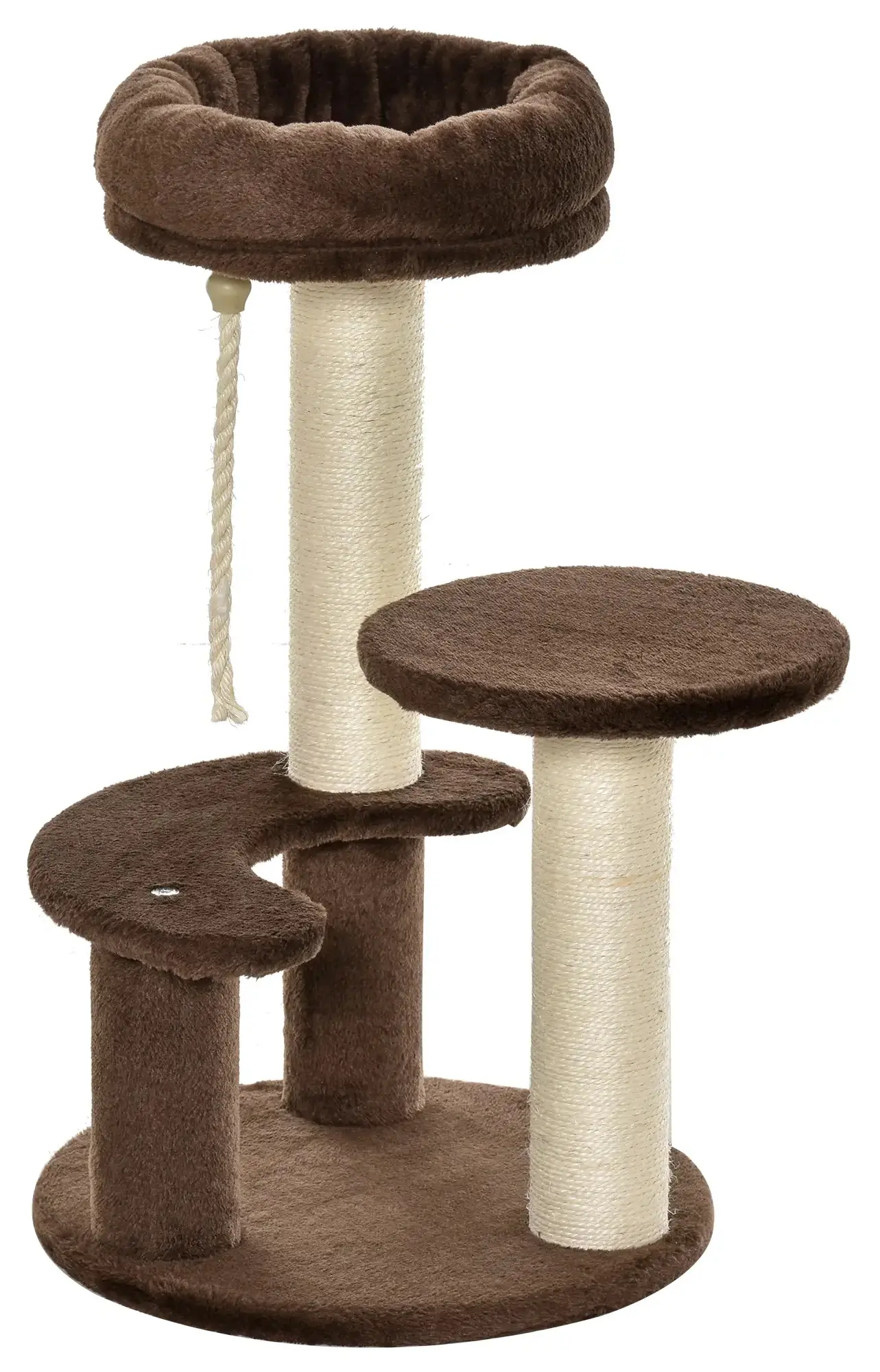 Игровой комплекс для кошек PawHut D30-202BN (Brown) - 3