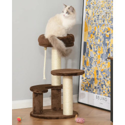 Игровой комплекс для кошек PawHut D30-202BN (Brown) Thumb