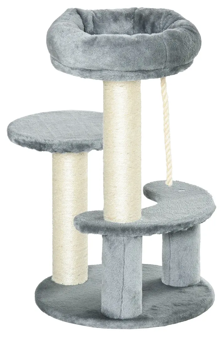 Ansamblu de joaca pentru pisici PawHut D30-202GY (Grey)
