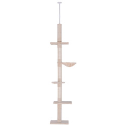 Игровой комплекс для кошек PawHut D30-209CW (Beige) Thumb