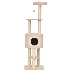 Игровой комплекс для кошек PawHut D30-271BG (Beige) Thumb