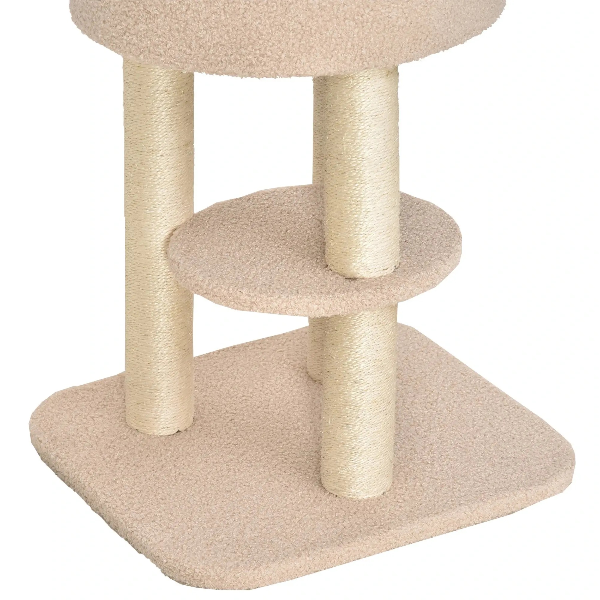 Игровой комплекс для кошек PawHut D30-271BG (Beige) - 5