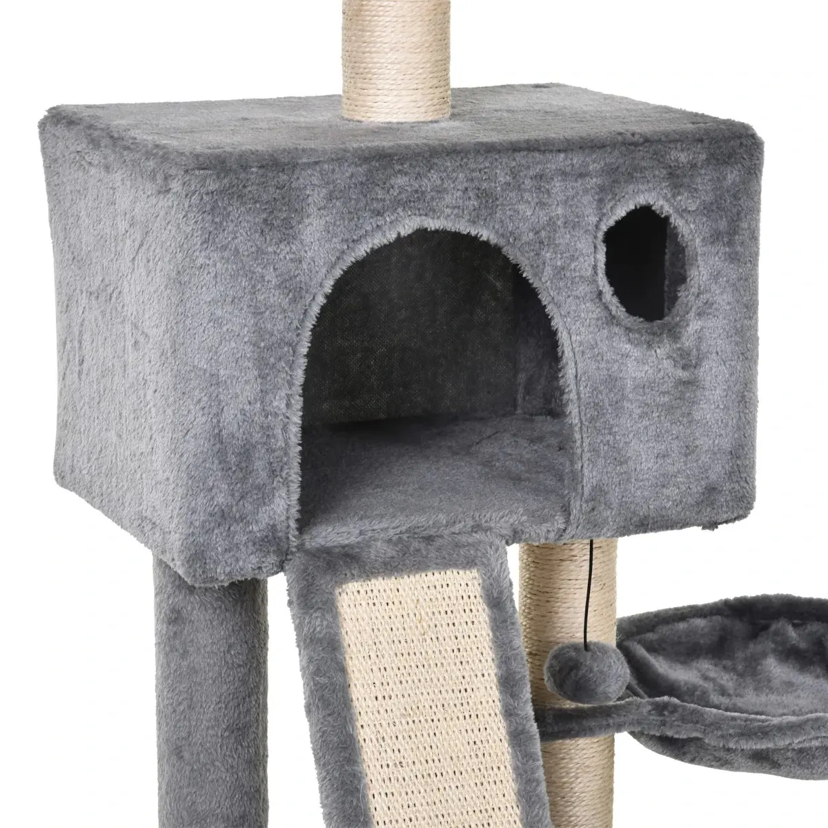 Ansamblu de joaca pentru pisici PawHut D30-278 (Grey) - 5