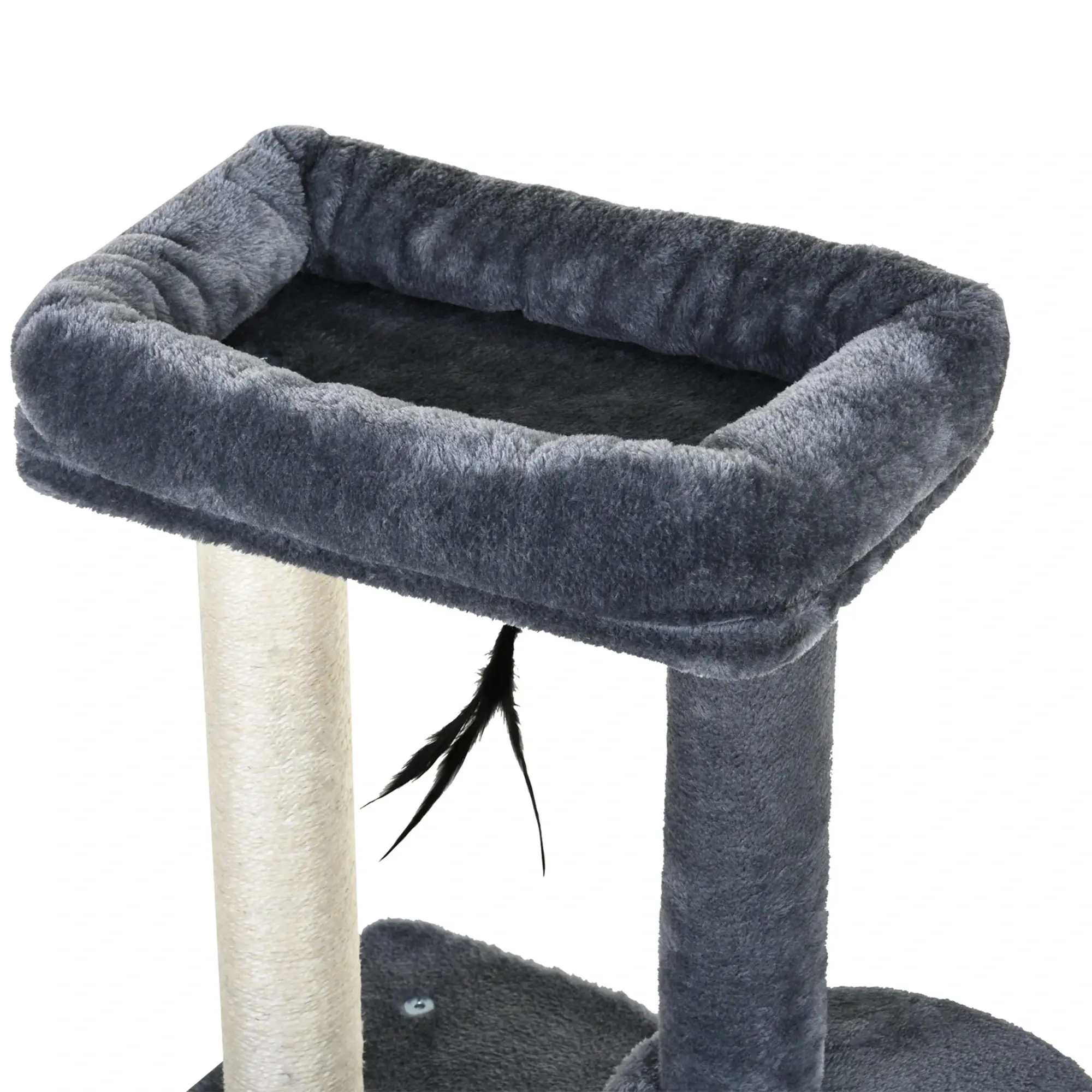 Игровой комплекс для кошек PawHut D30-279 (Dark Grey) - 4
