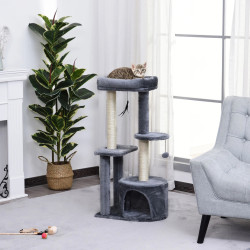 Игровой комплекс для кошек PawHut D30-279 (Dark Grey) Thumb