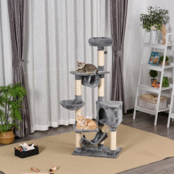 Игровой комплекс для кошек PawHut D30-280 (Grey) Thumb