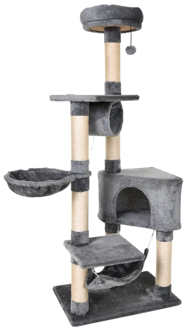 Игровой комплекс для кошек PawHut D30-280 (Grey)