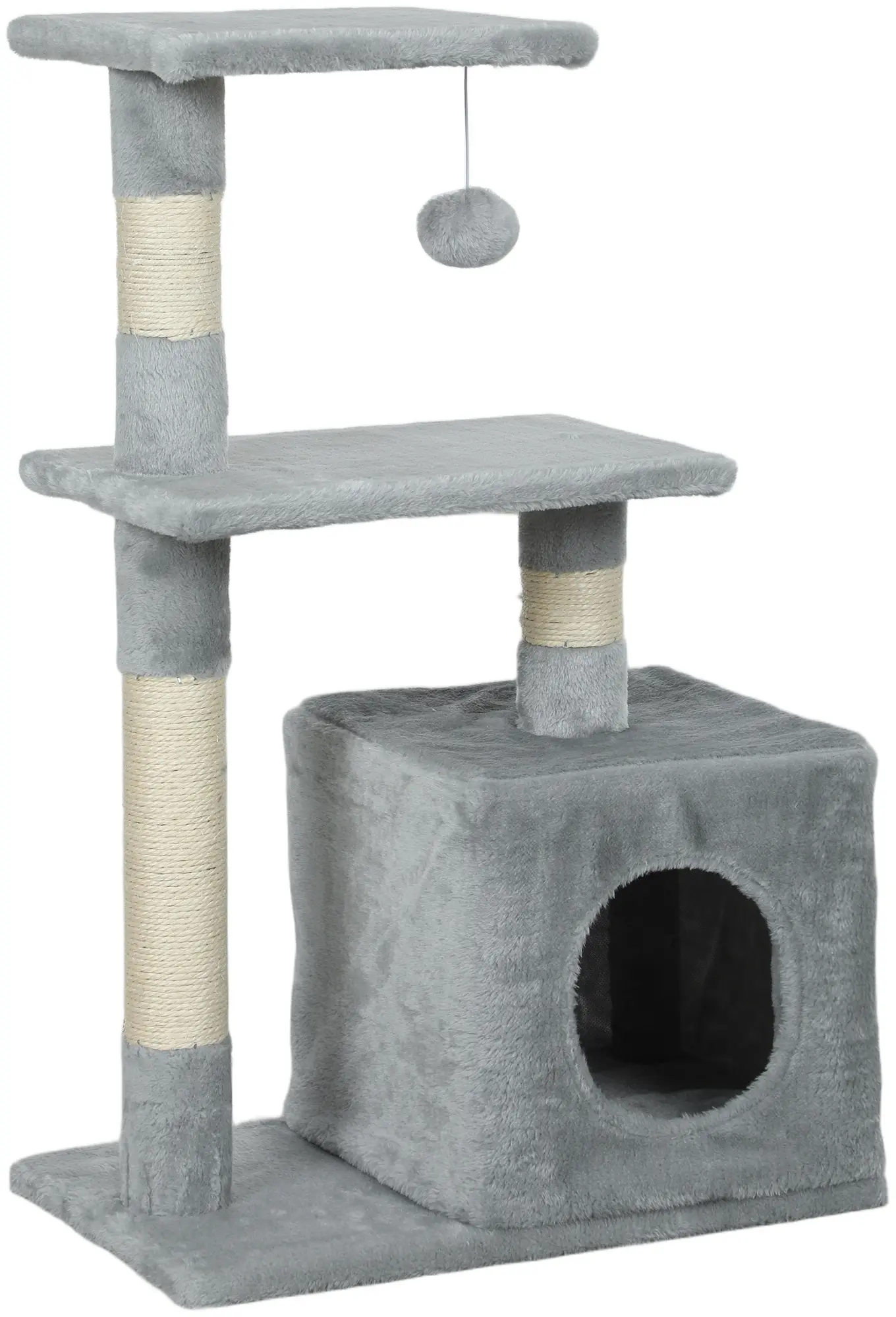 Ansamblu de joaca pentru pisici PawHut D30-285CG (Grey) - 2