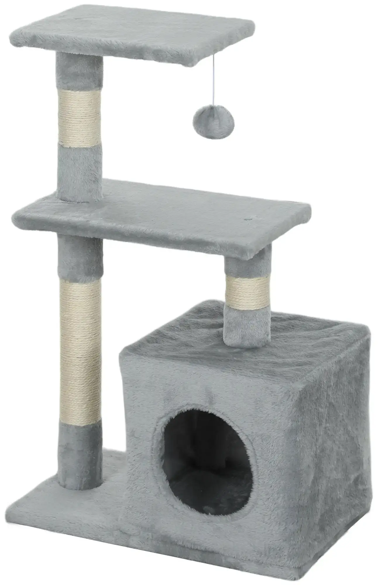 Ansamblu de joaca pentru pisici PawHut D30-285CG (Grey) - 3