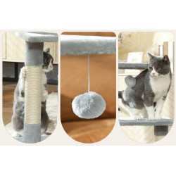 Ansamblu de joaca pentru pisici PawHut D30-285CG (Grey) Thumb