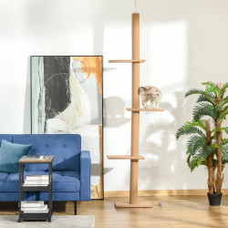 Игровой комплекс для кошек PawHut D30-296V02BN (Brown) Thumb