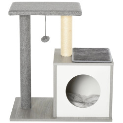 Ansamblu de joaca pentru pisici PawHut D30-298 (Grey) Thumb