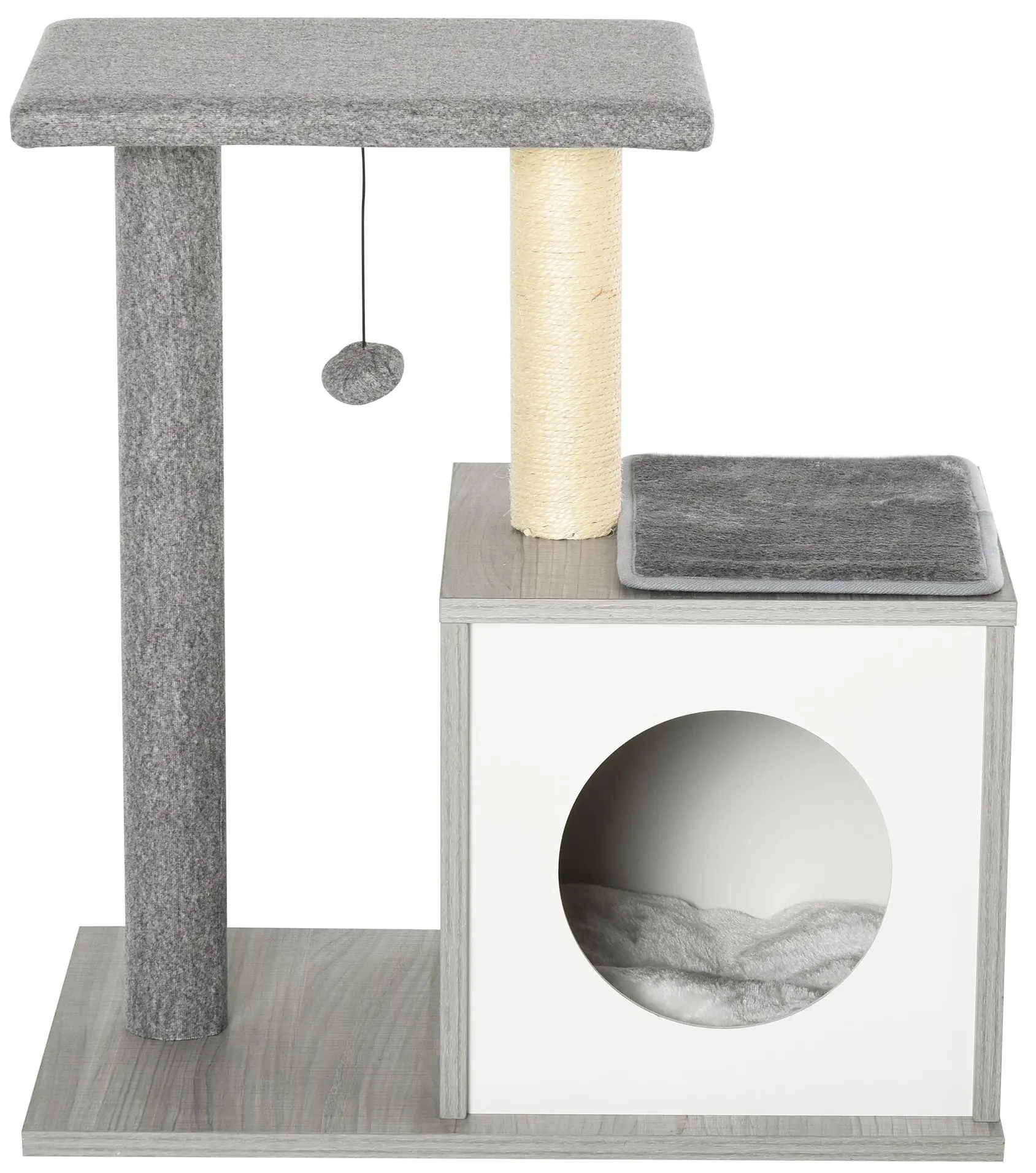 Ansamblu de joaca pentru pisici PawHut D30-298 (Grey) - 2