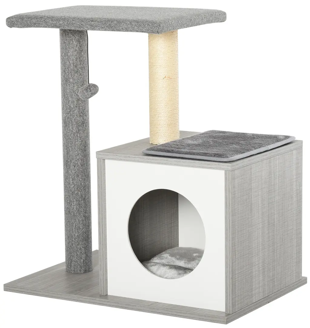 Ansamblu de joaca pentru pisici PawHut D30-298 (Grey)
