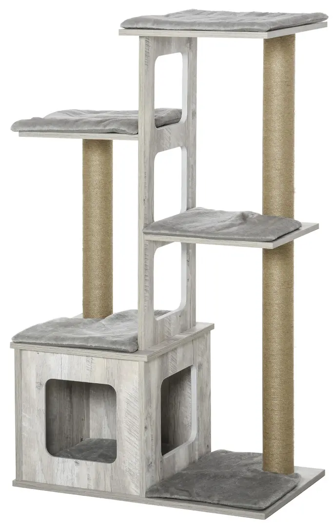 Ansamblu de joaca pentru pisici PawHut D30-318 (Grey)