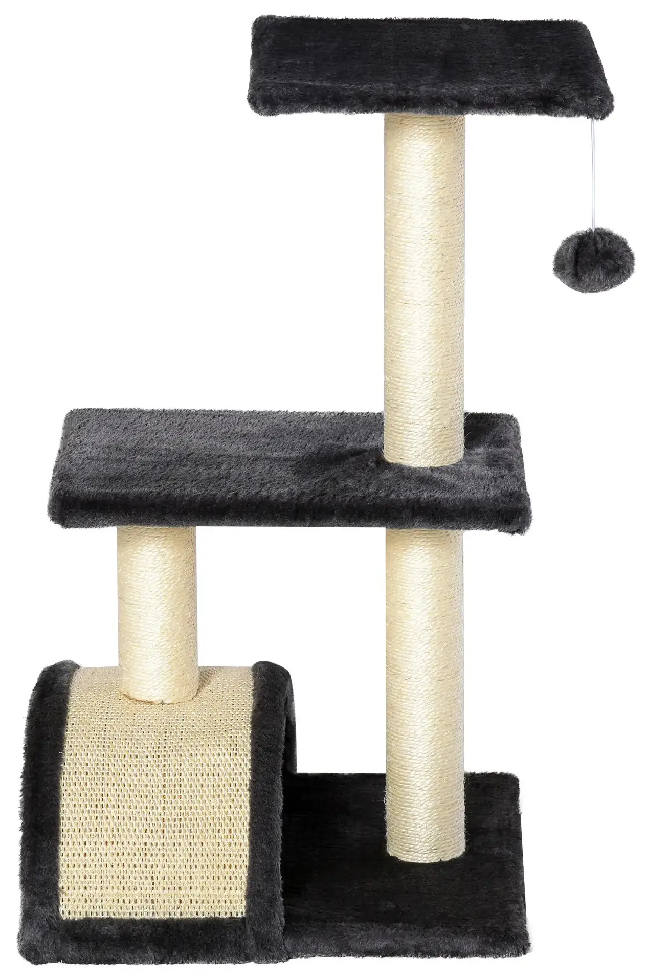 Ansamblu de joaca pentru pisici PawHut D30-351 (Dark Grey) - 3