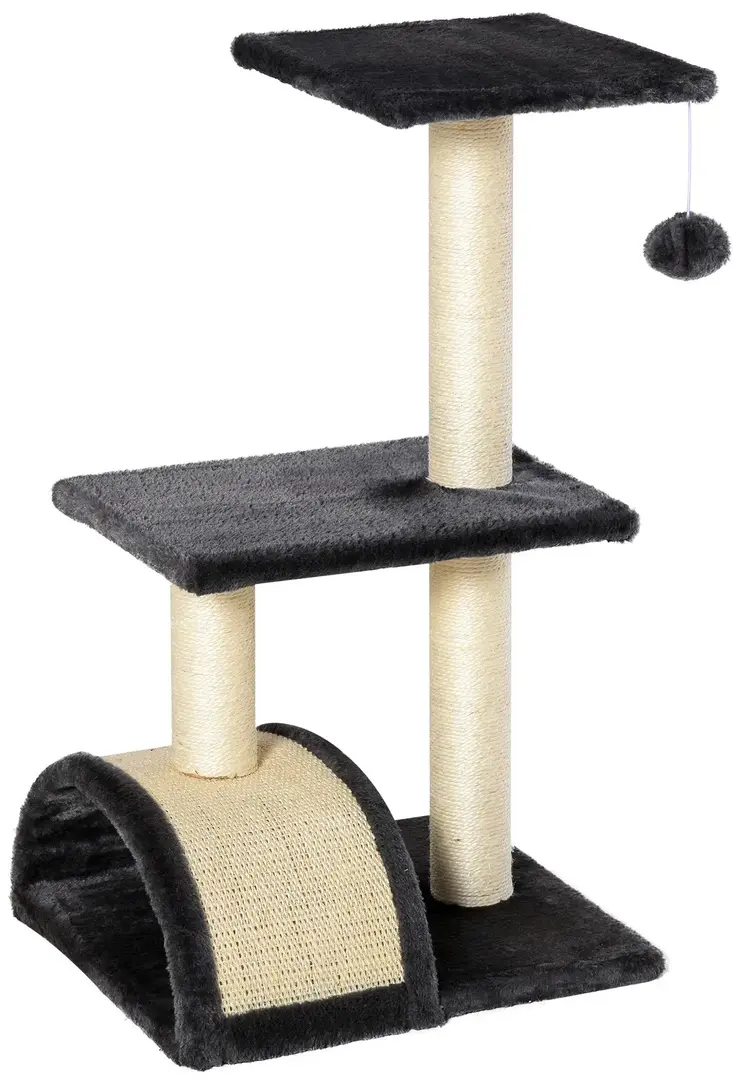 Ansamblu de joaca pentru pisici PawHut D30-351 (Dark Grey)