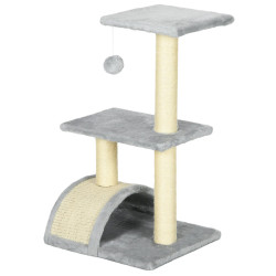 Ansamblu de joaca pentru pisici PawHut D30-351V00LG (Light Grey) Thumb