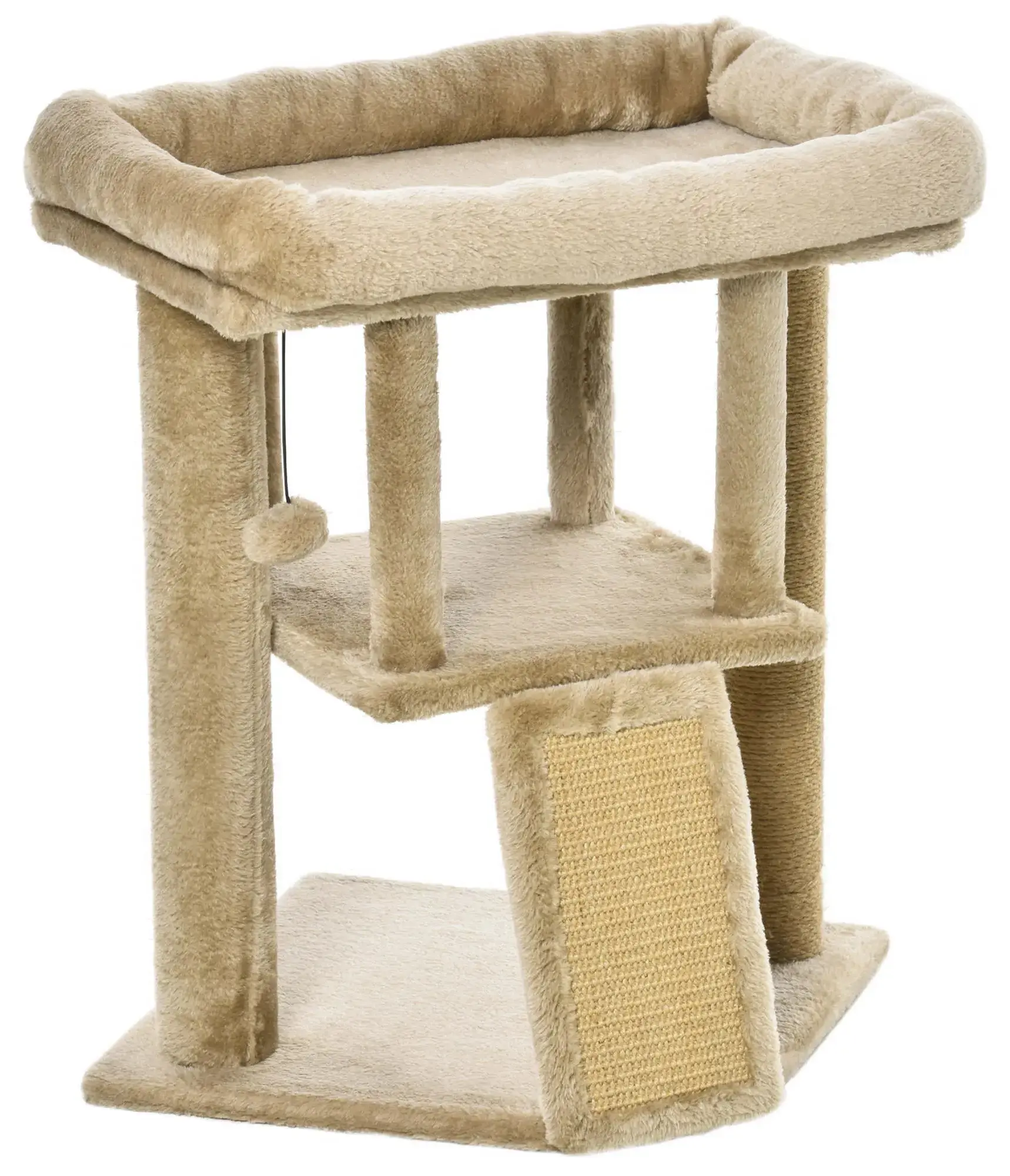 Ansamblu de joaca pentru pisici PawHut D30-368CF (Coffee) - 3