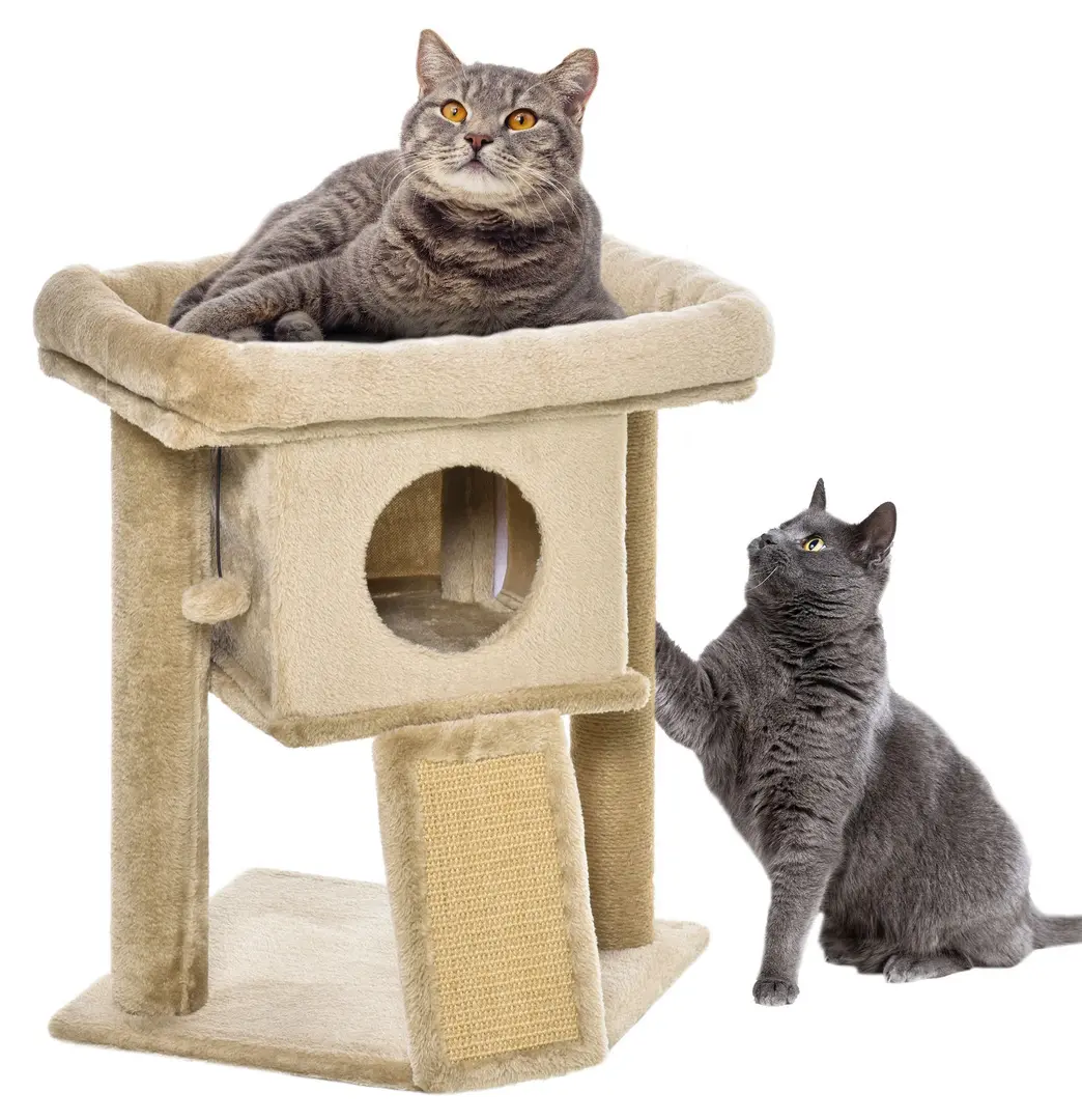 Ansamblu de joaca pentru pisici PawHut D30-368CF (Coffee)