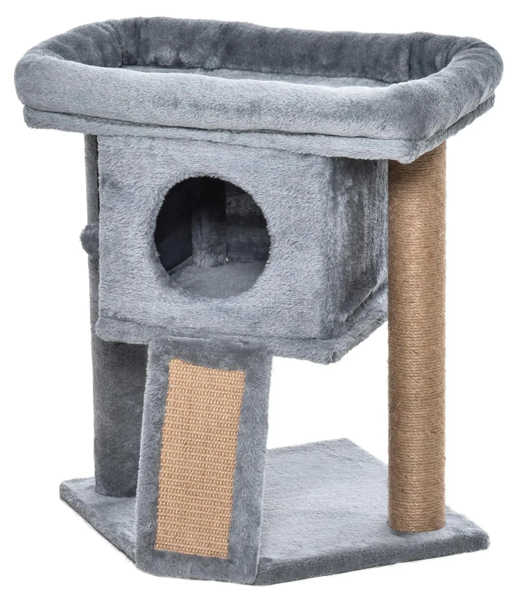 Игровой комплекс для кошек PawHut D30-368GY (Grey) - 2