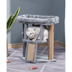 Игровой комплекс для кошек PawHut D30-368GY (Grey) Thumb