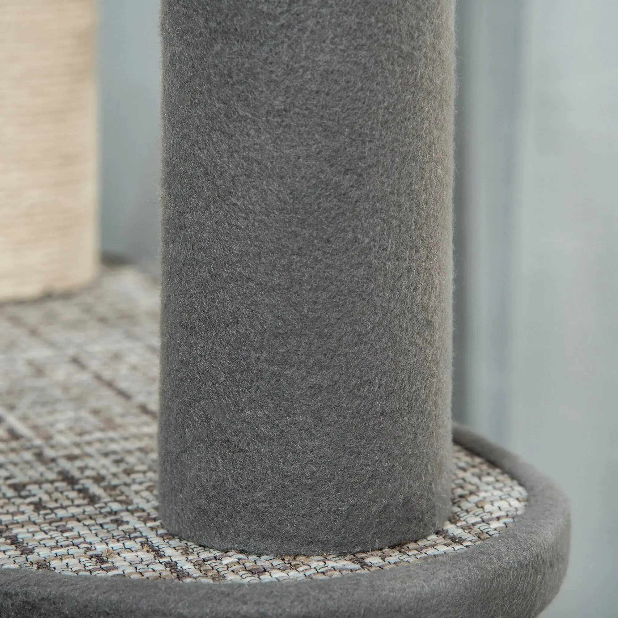 Игровой комплекс для кошек PawHut D30-425 (Grey/Beige) - 4