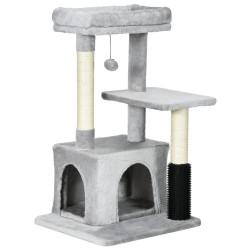 Ansamblu de joaca pentru pisici PawHut D30-467 (Grey) Thumb