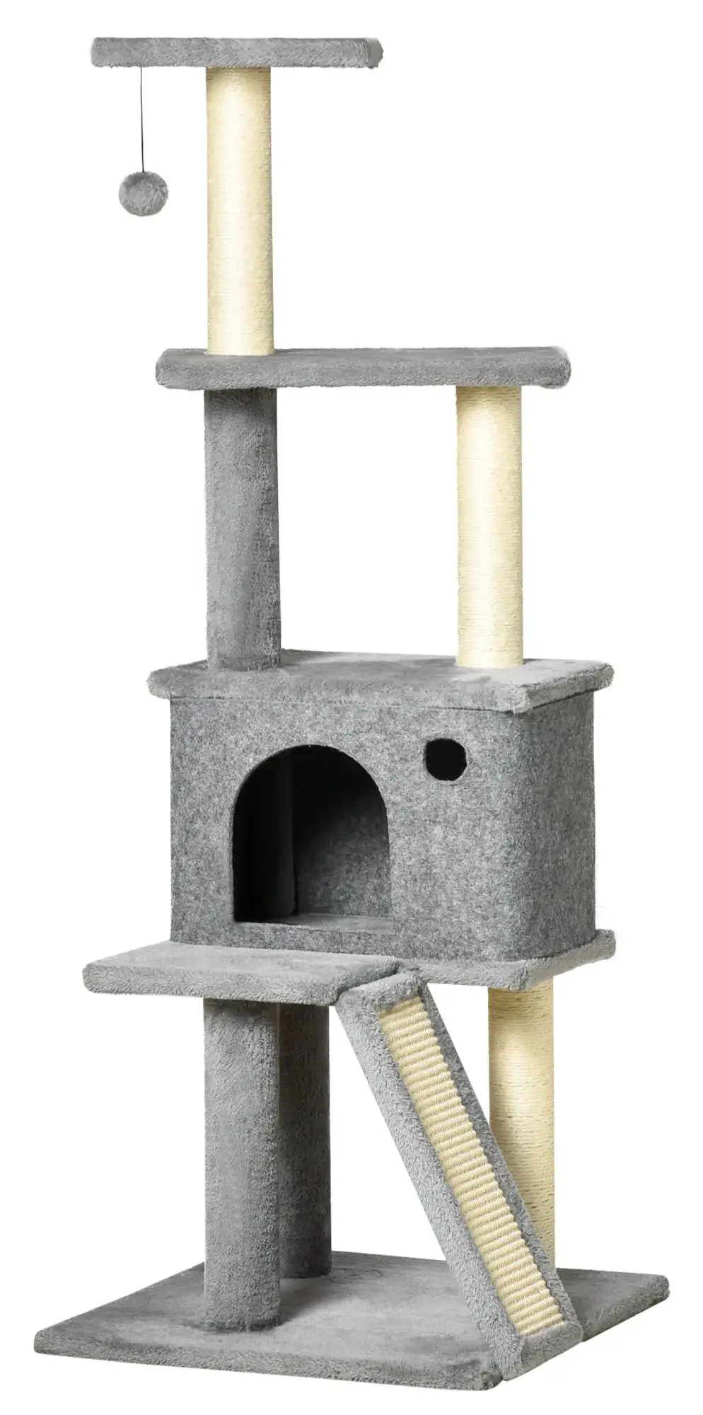 Игровой комплекс для кошек PawHut D30-477 (Grey) - 2