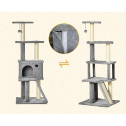 Игровой комплекс для кошек PawHut D30-477 (Grey) Thumb