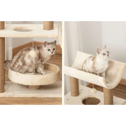 Игровой комплекс для кошек PawHut D30-481 (Beige/Brown) Thumb