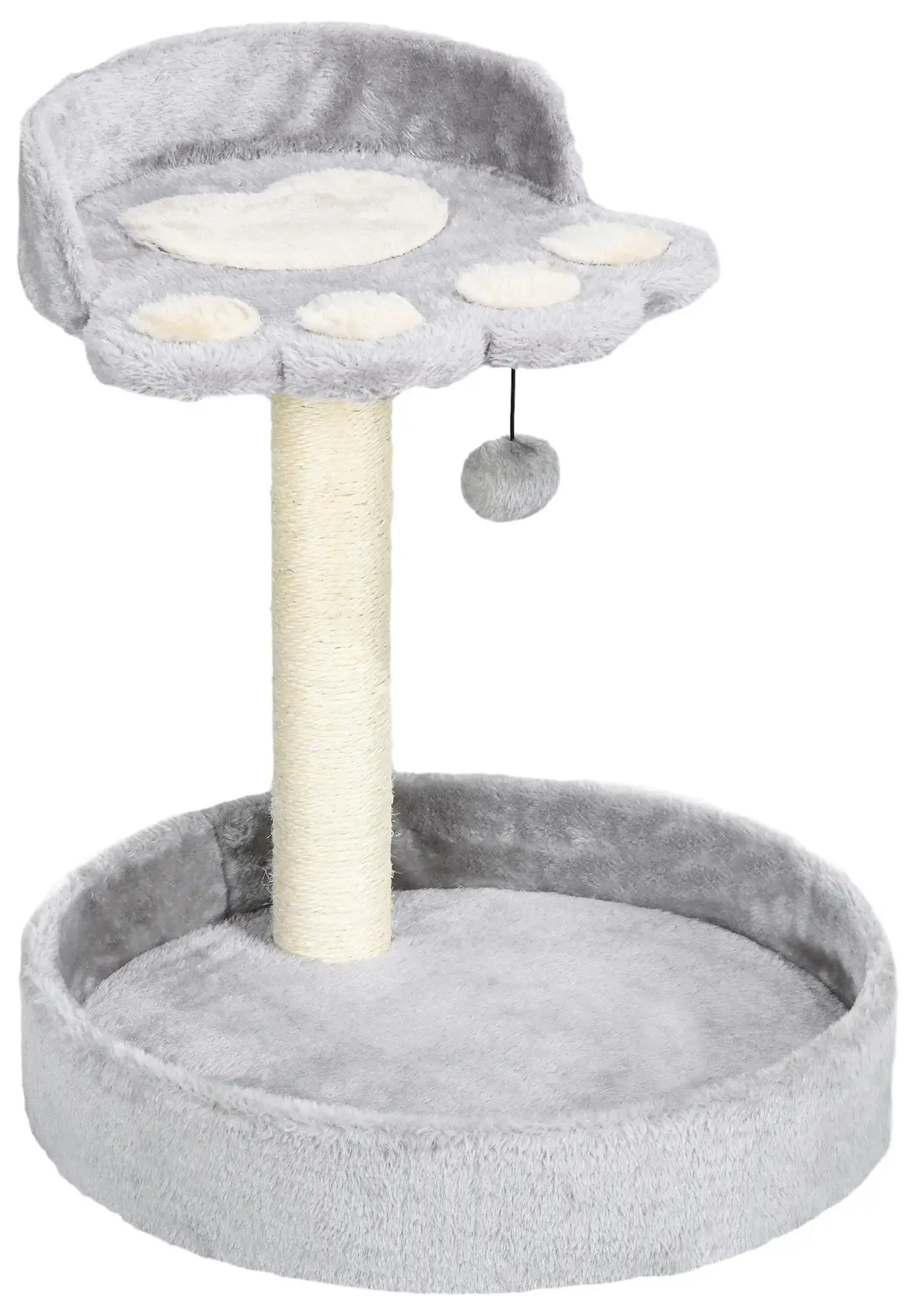 Ansamblu de joaca pentru pisici PawHut D30-603V01LG (Light Grey) - 3