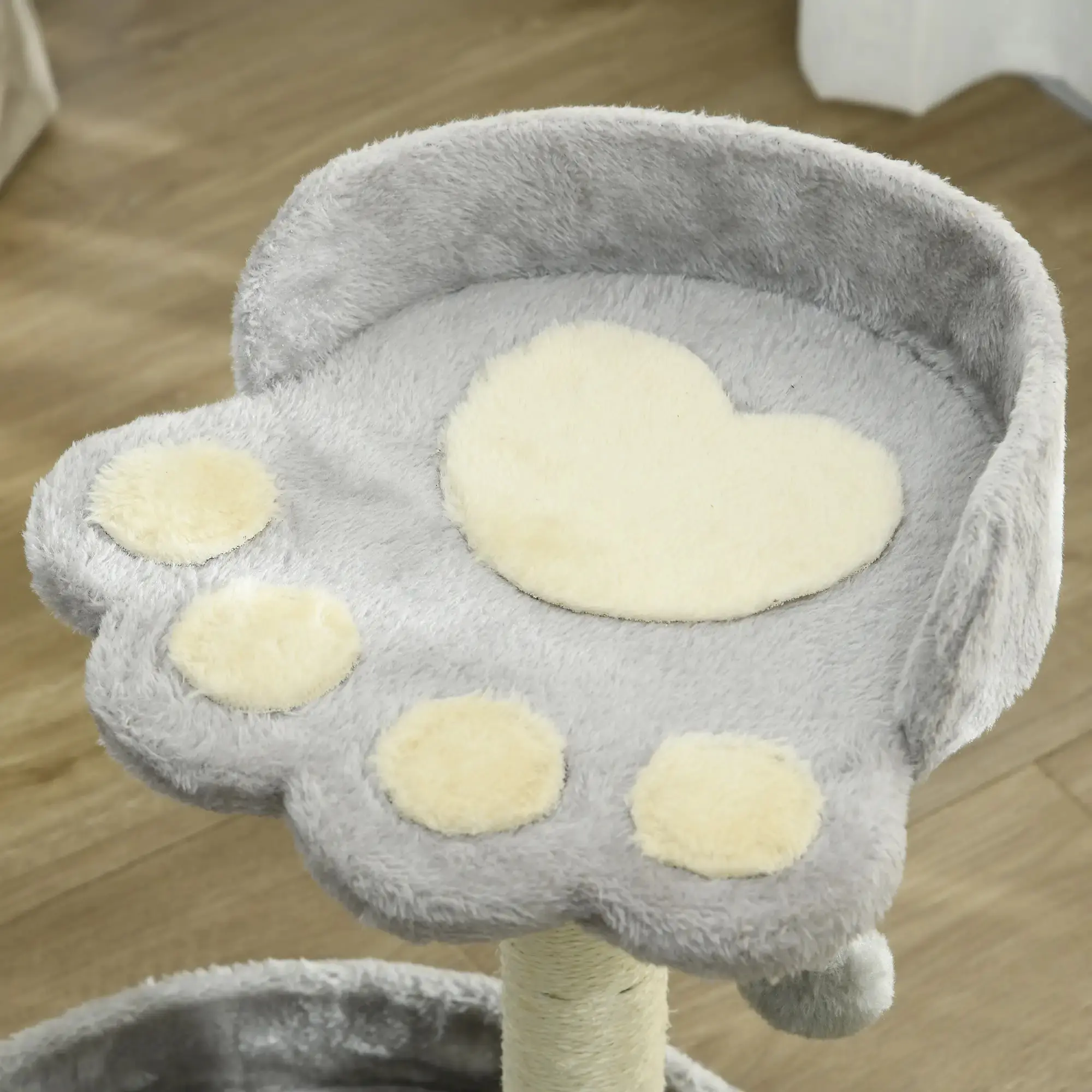 Ansamblu de joaca pentru pisici PawHut D30-603V01LG (Light Grey) - 6