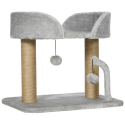 Ansamblu de joaca pentru pisici PawHut D30-607V00LG (Light Grey)