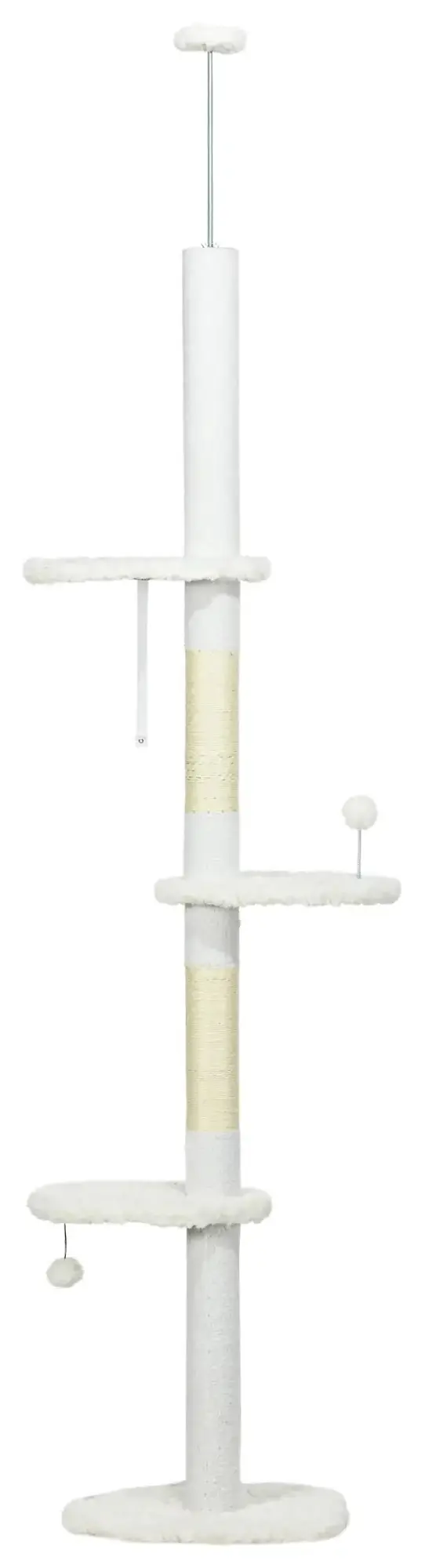 Игровой комплекс для кошек PawHut D30-716V00WT (White) - 3