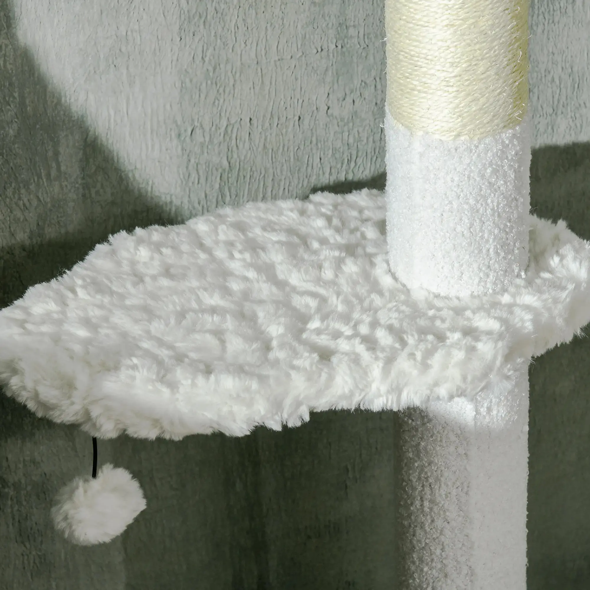 Игровой комплекс для кошек PawHut D30-716V00WT (White) - 6