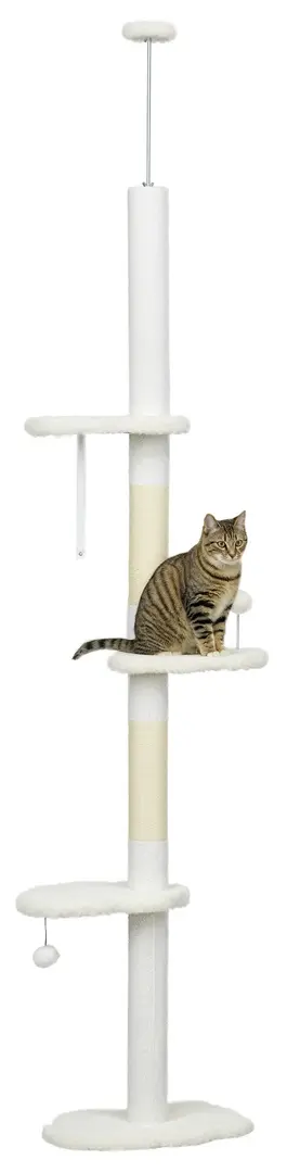 Игровой комплекс для кошек PawHut D30-716V00WT (White)