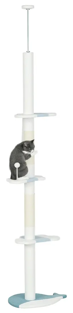 Игровой комплекс для кошек PawHut D30-717V00WT (White)