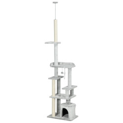 Игровой комплекс для кошек PawHut D30-719V00LG (Light Grey) Thumb