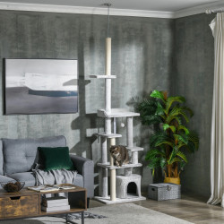 Игровой комплекс для кошек PawHut D30-719V00LG (Light Grey) Thumb