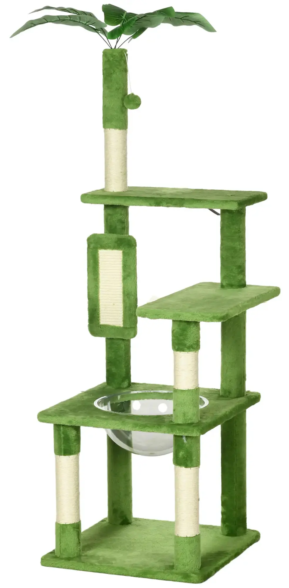 Ansamblu de joaca pentru pisici PawHut D30-734V00GN (Green) - 2