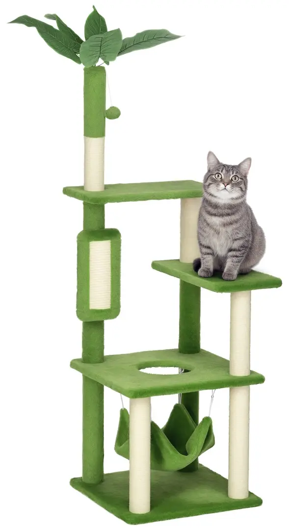 Игровой комплекс для кошек PawHut D30-735V00GN (Green)
